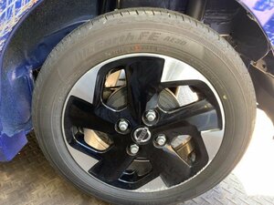 5kurudepa ルークス 5AA-B44A タイヤ ホイール １本 ヨコハマ 155/65R14 純正 アルミ ４穴 P=100 B45A B47A B48A HWSX 32783