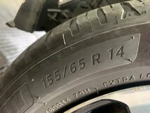 5kurudepa N-BOX DBA-JF3 タイヤ ホイール １本 ミシュラン 155/65R14 純正 アルミ ４穴 P=100 JF4 エヌボックス カスタムGL 2WD 32927_画像7