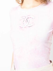 シャネル CHANEL Tシャツ　ピンク　タイダイ柄　09クルーズ