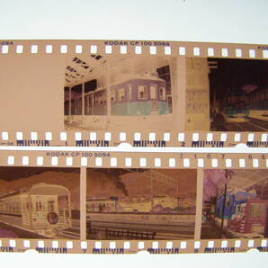 (B23)745 写真 古写真 鉄道 鉄道写真 大井川鉄道 かわね路 いかわ 蒸気機関車 C11227 他 フィルム ネガ まとめて 15コマ の画像3