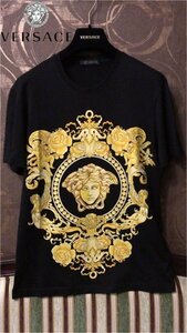 Очарованный барокко ◆ Deadstock Versace Medusa x Baroque Logo T -Frisher Versacer Jeanni Versace