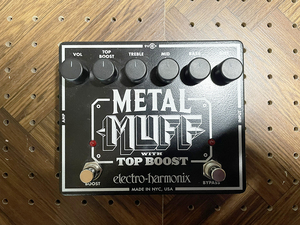 ジャンク　electro-harmonix Micro METAL MUFF エレハモ メタルマフ ディストーション エフェクター エレキギター