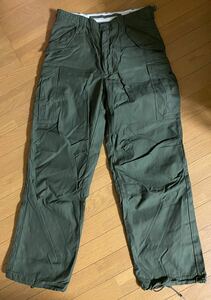 リアルマッコイズ　TROUSERS, MEN'S, FIELD, M-65 サイズMオリーブ 