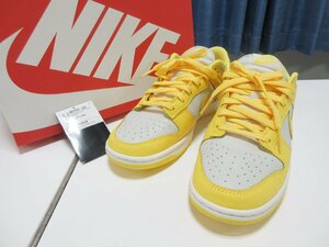 〇1000円～極美品 ナイキ NIKE WMNS DUNK LOW CITRON PULSE ウィメンズ ダンク ロー シトロン パルス DD1503-002 スニーカー 26.5㎝