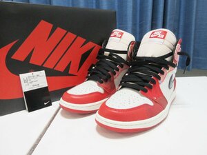 〇1000円～美品 ナイキ NIKE AIR JORDAN 1 RETRO HI OG Spider-Man エアジョーダン1 スパイダーマン DV1748-601 スニーカー 26.5㎝