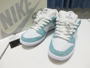 〇1000円～美品 エイプリルスケートボード×ナイキ エスビー APRIL SKATEBOARDS×NIKE DUNK LOW PRO QS FD2562-400 スニーカー 27㎝