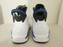 1000円～未使用 ナイキ NIKE AIR JORDAN 6 RETRO SPORT BLUE エアジョーダン レトロ スポーツ ブルー 384664-107　スニーカー 27㎝_画像3