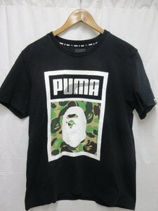 1000円～ア ベイシング エイプ A BATHING APE×プーマ　PUMA Tシャツ　サイズM