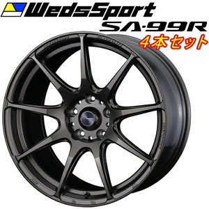 WedsSport SA-99R ホイール4本 EJブロンズ 9.5-18インチ 5穴/PCD100 インセット+45