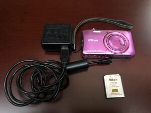 Nikon ニコン デジタルカメラ COOLPIX S3600 4.5-36mm 光学8xズーム 2005万画素 ピンク デジカメ 