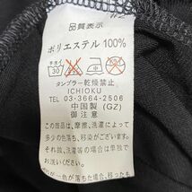 1円 社交ダンスドレス ICHIOKI 黒シルバー ダンス衣装ドレス カラードレス 　発表会　舞台衣装 イベント　中古２２３２_画像8