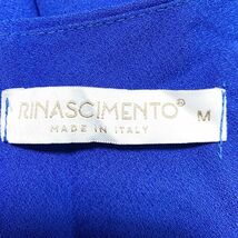 1円 ドレス RINASCIMENTO イタリア製 ゆったりワンピース M 青 カラードレス キャバドレ 発表会 イベント　中古２１６６_画像9