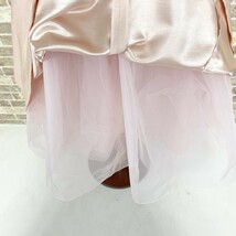 ドレス AIMER エメ パーティードレス 9 ピンク光沢 カラードレス キャバドレ 発表会 イベント　中古２００５_画像9