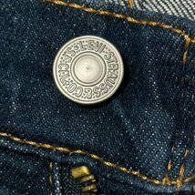 (^w^)b Levi's リーバイス 505 TM ストレート ストレッチ デニム ジーンズ ジーパン ボトムス 赤タブ ジッパーフライ 濃紺 W28 8244EE_画像6