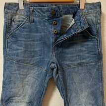 (^w^)b G-STAR RAW ジースターロー 5620 3D SLIM デニム ジーンズ ジーパン パンツ ボトムス 立体裁断 細身 インディゴ W30 8265EE_画像5