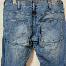 (^w^)b G-STAR RAW ジースターロー 5620 3D SLIM デニム ジーンズ ジーパン パンツ ボトムス 立体裁断 細身 インディゴ W30 8265EE_画像4