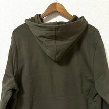 (^w^)b GAP ギャップ スウェット プルオーバー パーカー トップス ビック ロゴ 裏起毛 ロング シーズン 万能 カジュアル オリーブ L 7915EE_画像4