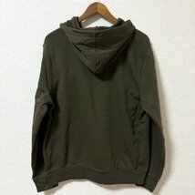 (^w^)b GAP ギャップ スウェット プルオーバー パーカー トップス ビック ロゴ 裏起毛 ロング シーズン 万能 カジュアル オリーブ L 7915EE_画像2