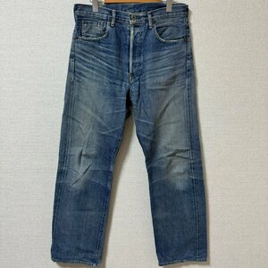 (^w^)b 日本製 Levi's リーバイス 702-XX デニム パンツ ジーンズ ジーパン 赤タブ ビッグE ジッパー フライ レザーパッチ 赤耳 W33 8122EE