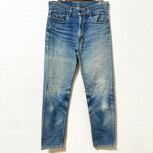 (^w^)b Levi's リーバイス 505 80s 90s ヴィンテージ デニム ジーンズ ジーパン ジッパーフライ 赤タブ ペーパーパッチ ブルー W33 8387EE