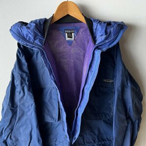 (^w^)b patagonia パタゴニア 92年 ビンテージ スカノラック ジャケット ネイビー L 紺 S2 アノラック ジャンパー ブルゾン ナイロンの画像7