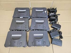 Nintendo 64 本体 6台 + ACアダプター 6個 まとめ売り ニンテンドー64 N64