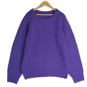 * beautiful goods free shipping * LE CIEL BLEU Le Ciel Bleu alpaca wool long sleeve knitted sweater purple purple series lady's F * made in Japan * 0294C0