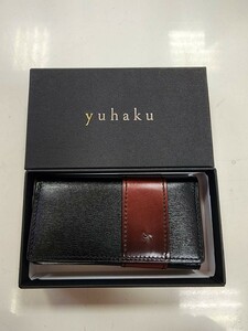 新品未使用品 yuhaku ユハク 日本製 キーケース YAL170