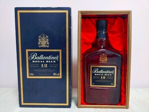 【未開栓】Ballantine ROYAL BLUE 12 YEARS OLD バランタイン ロイヤルブルー 12年 1000ml 43% ウイスキー スコッチ 古酒