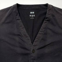 【UNIQLO*ユニクロ*エアリズムUVカットカーディガン*BLACK*ブラック*Lサイズ】GU/ジーユー/GLOBAL WORK/GAP/FieldCore/WORK MAN_画像4