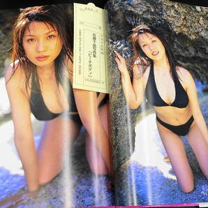 佐藤千晶 1st 写真集「Peach Body」帯付き 2003年3月初版発行 注文カード付き バスト95cm Gカップの画像3