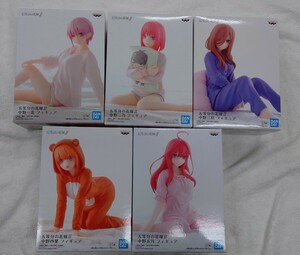 五等分の花嫁∬ 一花 二乃 三玖 四葉 五月 フィギュア パジャマ 未開封品