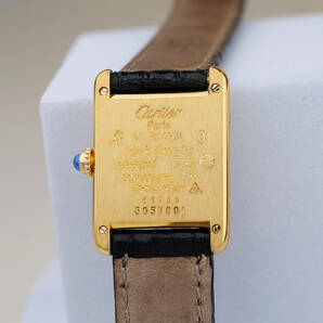 美品 カルティエ マスト タンク スリーカラーゴールド ローマン SM Cartierの画像6