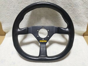 MOMO モモ FORMULA UNO MADE IN ITALY 11-92 レザー D型 Dシェイプ ステアリングホイール ハンドル モモステ VELOCE RACE