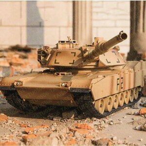  tank radio-controller toy toy tanker America tank remote control M1A2 330 times turning .. shooting effect birthday Christmas present . length 