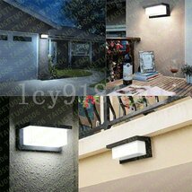 人感センサーライト 屋外 玄関灯 自動点灯 照明 室内 廊下 ポーチライト LED 防雨型 門柱灯 廊下灯 防犯ライト IP65防水 壁掛け照明 18W_画像6