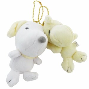 ピーナッツ スヌーピー ウッドストック マスコット ニコぬいキーホルダー ペアミニ ぬいぐるみ ボールチェーン PEANUTS SNOOPY ★新品