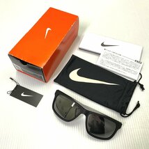 【美品】NIKE ナイキ CRUISER クルーザー ブラック 黒 スポーツ サングラス ミラーレンズ EV0834 004_画像1