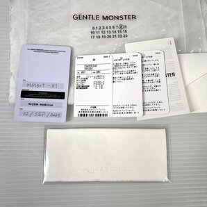 【美品 正規品】MAISON MARGIELA × GENTLE MONSTER MM001 01 サングラス ブラック 黒 メゾンマルジェラ ジェントルモンスターの画像7