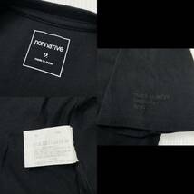 【定価8.8千円】nonnative ノンネイティブ DWELLER S/S TEE TNP 3 半袖Tシャツ 2 ブラック 黒 ロゴ NN T4012_画像4