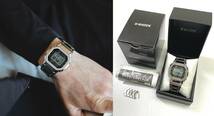 【美品】CASIO G-SHOCK GMW-B5000 フルメタル ソーラー充電 シルバー デジタル 腕時計 Gショック カシオ_画像1