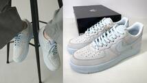 【28.5cm 新品 国内正規品】NIKE ナイキ WMNS AIR FORCE 1 07 PRM ウィメンズ エアフォース１ 07 プレミアム US11.5 ブルー 青 DZ2786 400_画像1