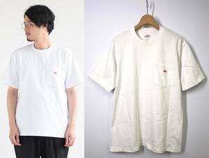 DANTON ダントン 半袖ポケットTシャツ 40 ホワイト 白 JD 9041