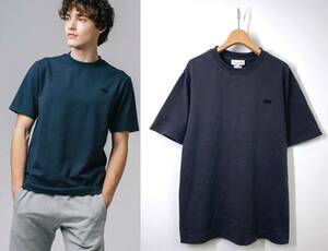 LACOSTE ラコステ ボディーサイズ ピグメントTシャツ 4 M チャコールグレー 半袖