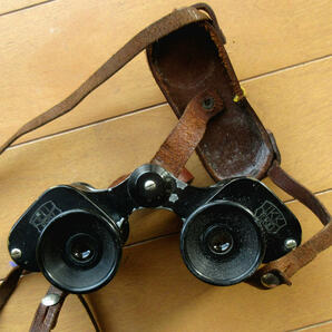 旧日本軍 陸軍将校用 双眼鏡 井上光学 目盛ありの画像6