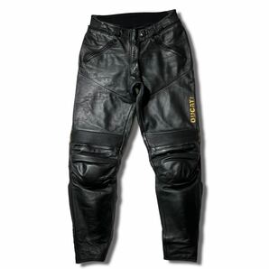 DUCATI Dainese レザー レーシング パンツ ドゥカティ ダイネーゼ ツナギ 本革 44 ドゥカティ ダイネーゼの画像1