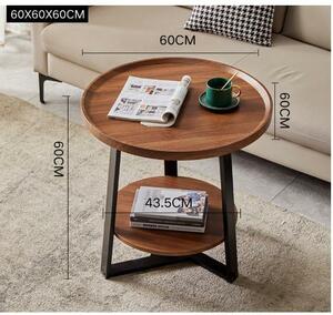 極上品◆ 高級家具◆ サイドテーブル 丸形 別荘 卓 ナイトテーブル リビング 北欧 木製 コーヒーテーブル 贅沢