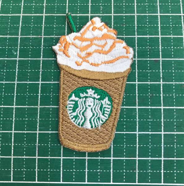 スタバ　フラペチーノ☆アイロンワッペン