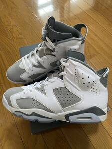 美USED！NIKE AIR JORDAN 6 RETRO Cool Grey US10.5 28.5cm ナイキ　エア・ジョーダン　6 レトロ　クール　グレー