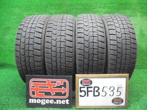 5FB535 CC7)) 送料無料 185/55R15 ダンロップ ウインターマックスWM02 15インチスタッドレスタイヤ4本セット 2020年製